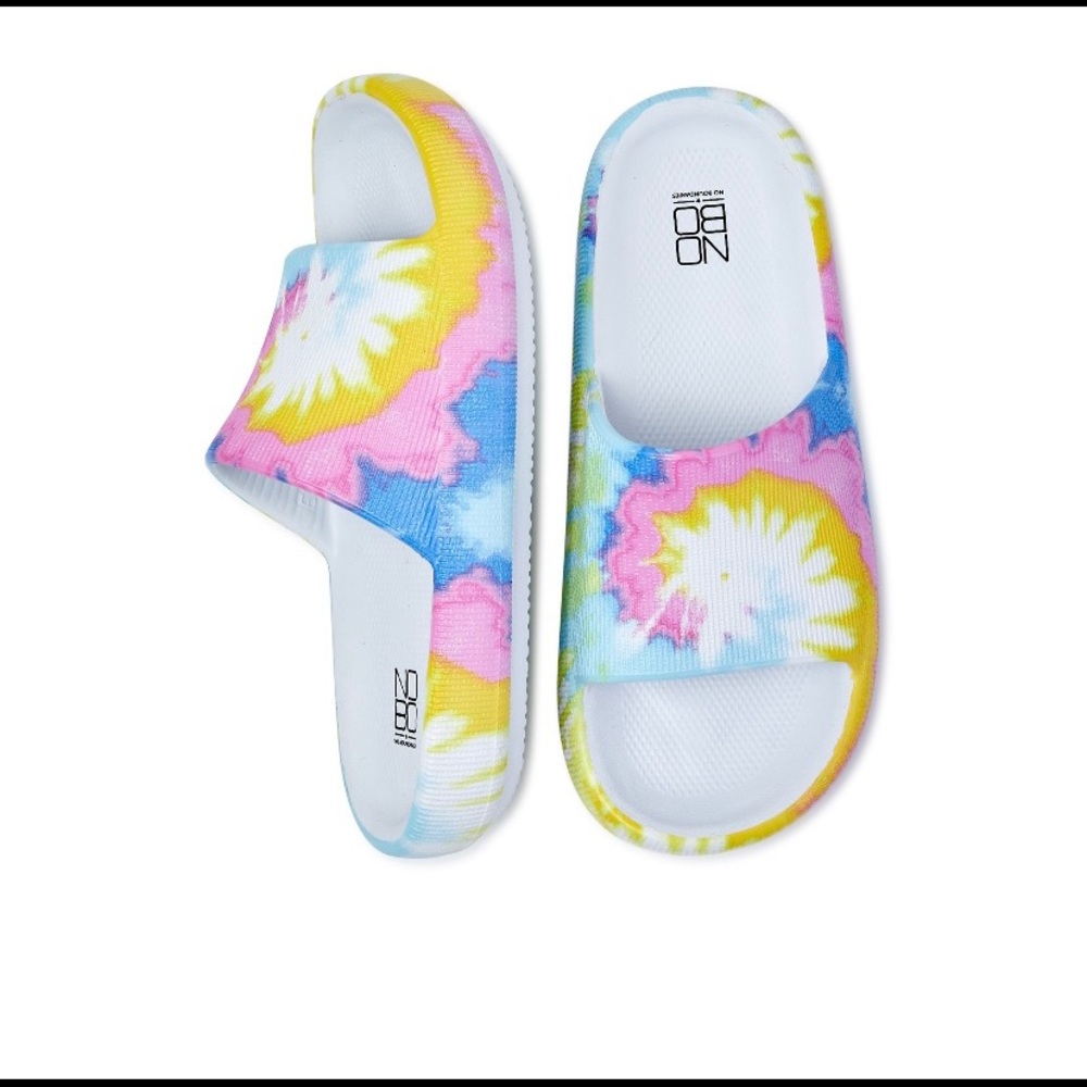 WOMENS/GIRLS SLIP ON WOMEN SUMMER TIE DYE COLOR VARIOUS SIZES